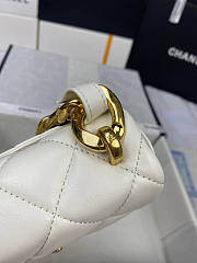 Chanel Mini Flap Bag White Size 13 x 17 x 6 cm - 3