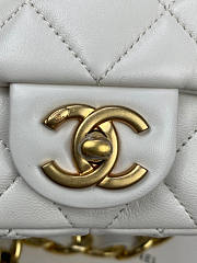 Chanel Mini Flap Bag White Size 13 x 17 x 6 cm - 6