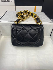 Chanel Mini Flap Bag Black Size 13 x 17 x 6 cm - 4