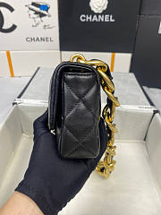 Chanel Mini Flap Bag Black Size 13 x 17 x 6 cm - 5