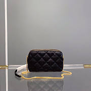 YSL Becky Double-Zip Pouch In Quilted Lambskin Size 19 x 11 x 5 cm - 6
