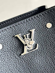 Louis Vuitton Nano Lockme Bucket Black Size 13.5 x 16 x 10 cm - 3