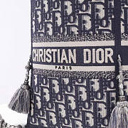 Dior D-Bubble Bucket Bag Blue Size 16 x 25 x 16 cm - 6