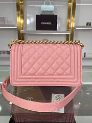 Chanel Boy Bag Pink Size 20 cm - 3