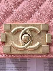 Chanel Boy Bag Pink Size 20 cm - 6