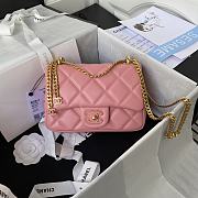 Chanel Lambskin Pink AS1792 Size 19 cm - 1