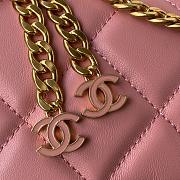 Chanel Lambskin Pink AS1792 Size 19 cm - 5