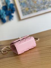 Chanel Chain Flap Bag Coin Purse Pink Size 11 x 11 x 5 cm - 3