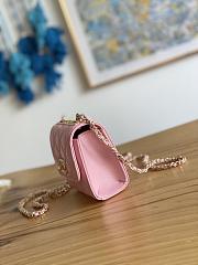 Chanel Chain Flap Bag Coin Purse Pink Size 11 x 11 x 5 cm - 6
