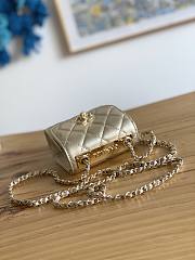 Chanel Chain Flap Bag Coin Purse Gold Size 11 x 11 x 5 cm - 4