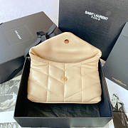 YSL Puffer Toy Bag Beige Size 23 x 15.5 x 8.5 cm - 5