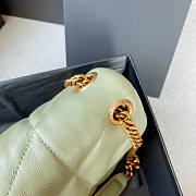 YSL Puffer Small Chain Bag Green Size 29 x 17 x 11 cm - 6