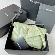YSL Puffer Toy Bag Green Size 23 x 15.5 x 8.5 cm - 1