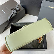 YSL Puffer Toy Bag Green Size 23 x 15.5 x 8.5 cm - 2