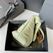 YSL Puffer Toy Bag Green Size 23 x 15.5 x 8.5 cm - 3