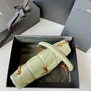 YSL Puffer Toy Bag Green Size 23 x 15.5 x 8.5 cm - 6