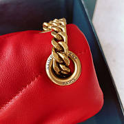YSL Puffer Small Chain Bag Red Size 29 x 17 x 11 cm - 6