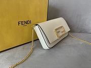 Fendi Flap Bag FF White Size 21.5 x 3 x 13 cm - 5