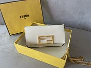 Fendi Flap Bag FF White Size 21.5 x 3 x 13 cm - 3
