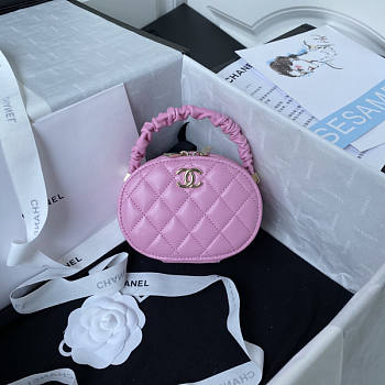 Chanel Vanity Case Pink Size 9.5 x 13 x 5.5 cm