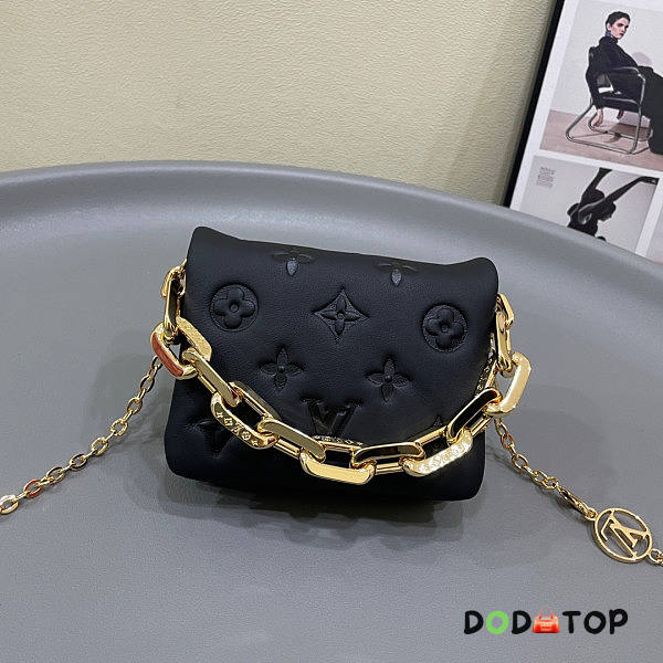Louis Vuitton Beltbag Coussin Black Size 13 x 11 x 6 cm - 1
