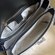 Gucci GG Shoulder Bag Black/White Size 28.5 x 19.5 x 10 cm - 2