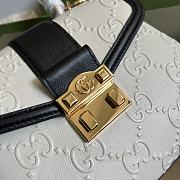 Gucci GG Shoulder Bag Black/White Size 28.5 x 19.5 x 10 cm - 5