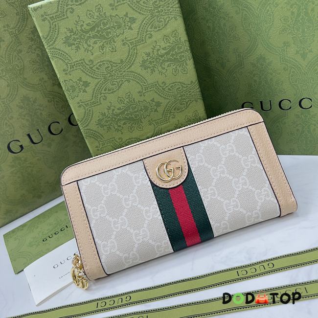 Gucci Brown Apricot Long Wallet Size 19 x 11 cm - 1