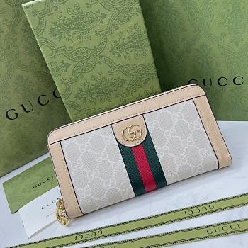 Gucci Brown Apricot Long Wallet Size 19 x 11 cm