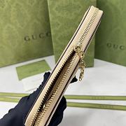 Gucci Brown Apricot Long Wallet Size 19 x 11 cm - 6