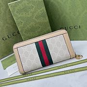 Gucci Brown Apricot Long Wallet Size 19 x 11 cm - 3