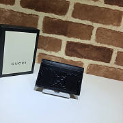 Gucci Gg Embossed Card Case Size 11 x 7 cm - 1