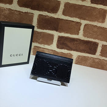 Gucci Gg Embossed Card Case Size 11 x 7 cm