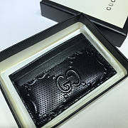 Gucci Gg Embossed Card Case Size 11 x 7 cm - 4