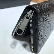Gucci GG Embossed Zippy Wallet Size 19 x 10.5 x 2.5 cm - 6