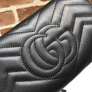 Gucci GG Marmont Wallet Black Size 19 x 10.5 x 3 cm - 5