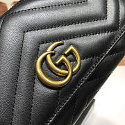 Gucci GG Marmont Wallet Black Size 19 x 10.5 x 3 cm - 4