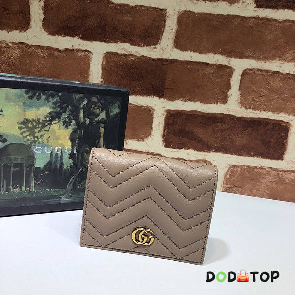 Gucci GG Marmont Card Case Wallet Size 11 x 8 x 2.5 cm - 1