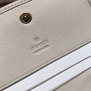 Gucci GG Marmont Card Case Wallet White Size 11 x 8 x 2.5 cm - 3