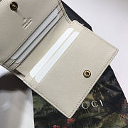 Gucci GG Marmont Card Case Wallet White Size 11 x 8 x 2.5 cm - 4