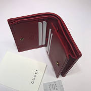 Gucci GG Marmont Card Case Wallet Red Size 11 x 8 x 2.5 cm - 6