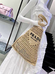 Prada Raffia Tote Bag Size 38 x 3 x 36 cm - 2