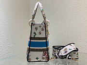 Dior Medium Lady D-Lite Bag 03 Size 24 x 20 x 11 cm - 2