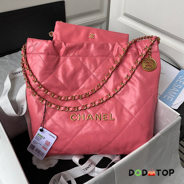 Chanel 22 Small Handbag Pink Size 35 x 37 x 7 cm - 1