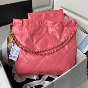 Chanel 22 Small Handbag Pink Size 35 x 37 x 7 cm - 3