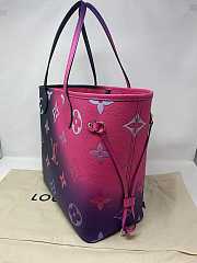 Louis Vuitton Neverfull Midnight Fuchsia Size 32 cm - 4