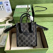 Gucci Small Tote Bag Denim Size 16 x 20 x 7 cm - 1