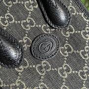 Gucci Small Tote Bag Denim Size 16 x 20 x 7 cm - 5