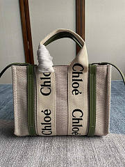 Chloé Small Woody Tote Bag With Strap Size 26.5 x 20 x 8 cm - 1