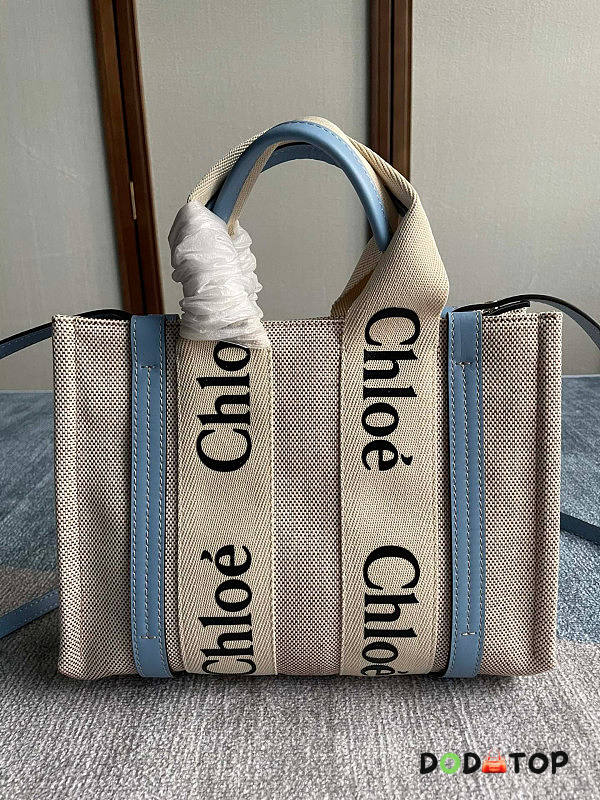 Chloé Small Woody Tote Bag With Strap 01 Size 26.5 x 20 x 8 cm - 1